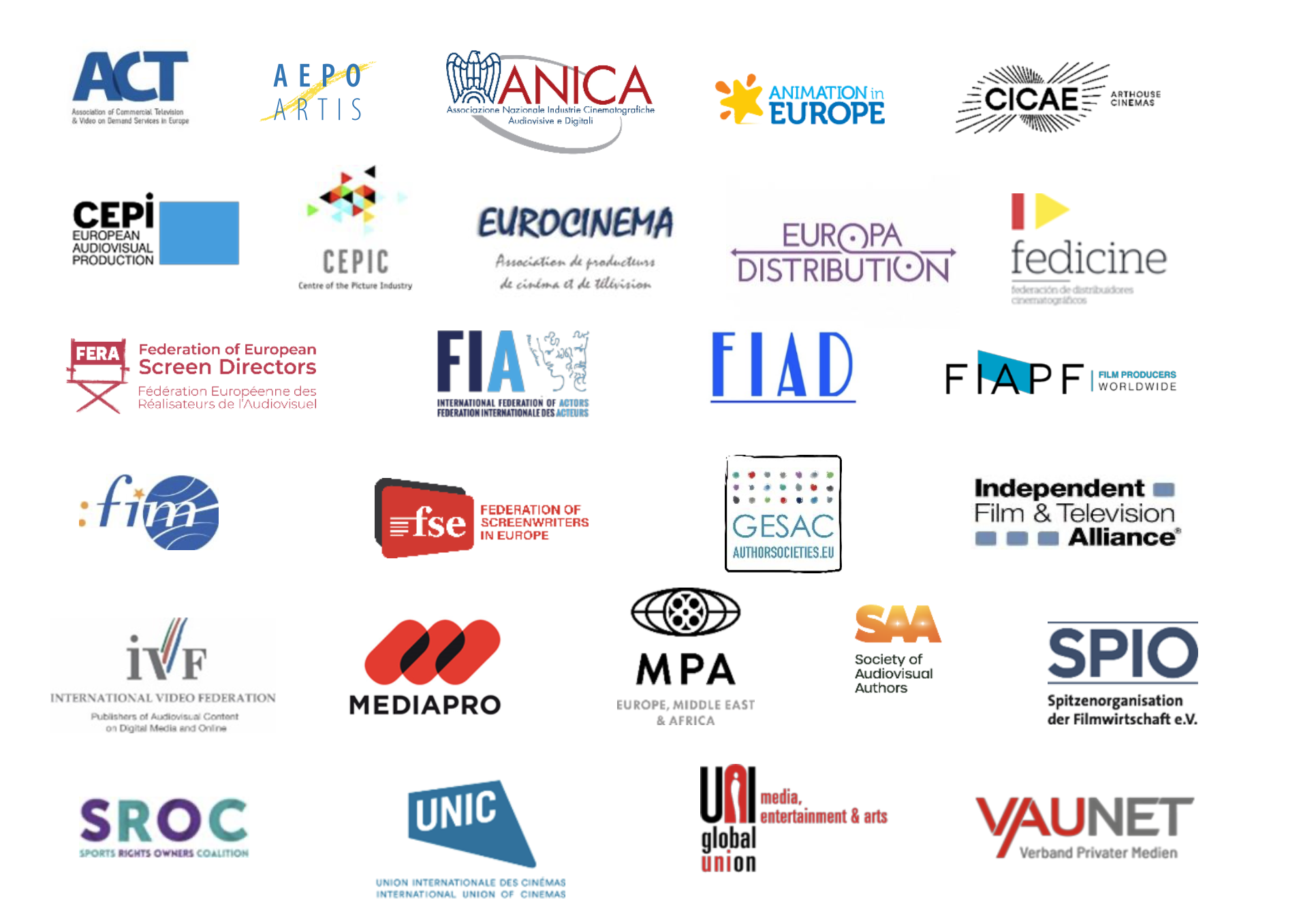 AEPO-ARTIS co-signs the Film/AV sector DSA Trilogue Statement 